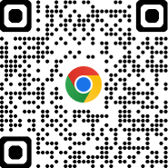 用于在移动设备中下载 Chrome 浏览器的二维码