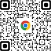 用于在移动设备中下载 Chrome 浏览器的二维码